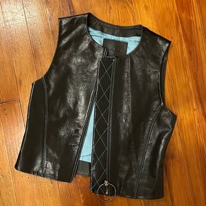 Leather Mietis vest